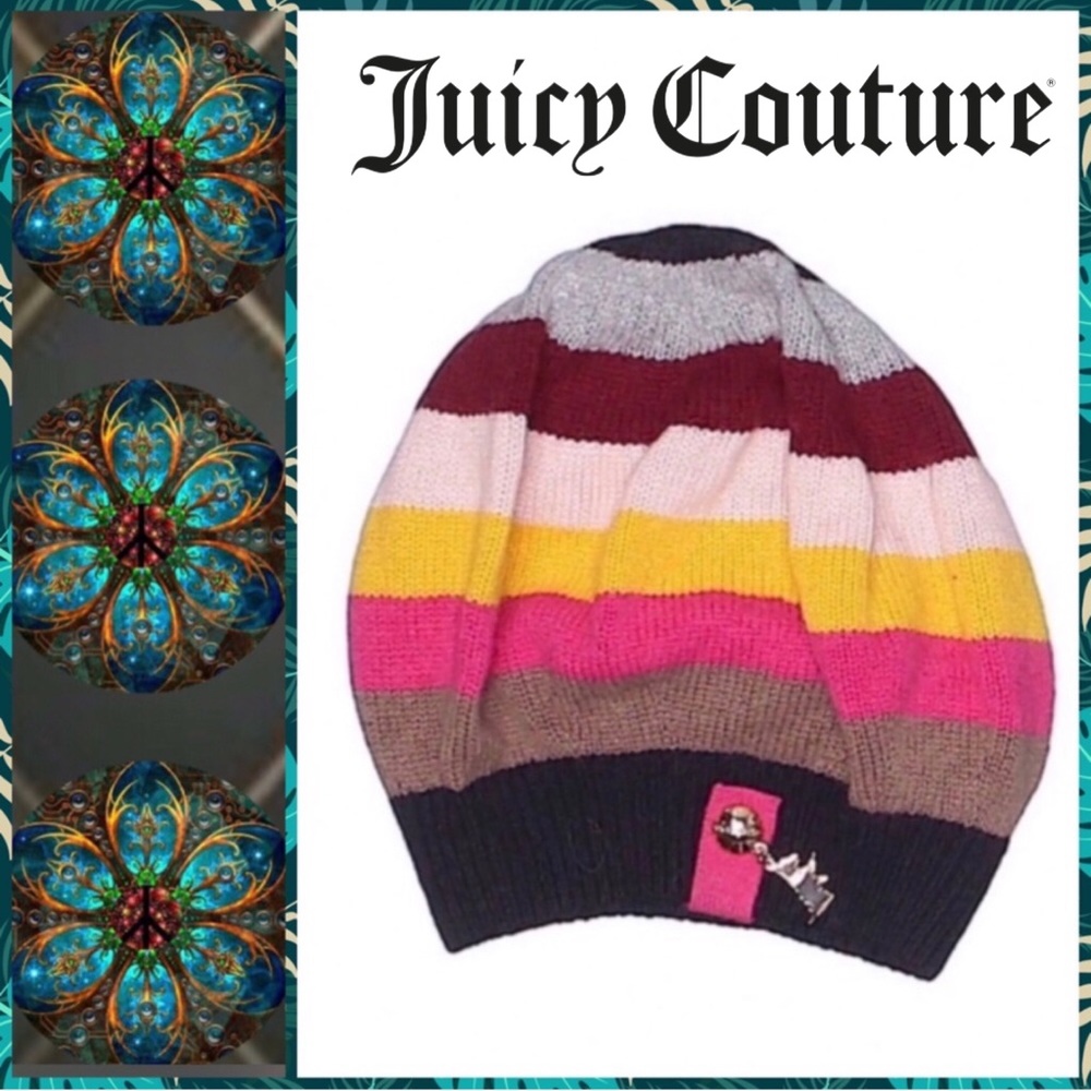 ⚜️• Juicy Couture Winter Multi Colored Hat